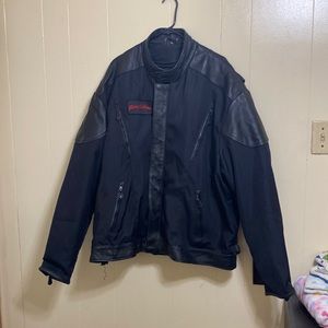 Unit leather apparel roadster jacket